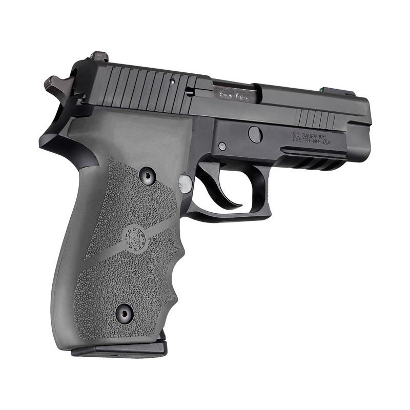 Hogue Overmolded Rubber Grip Handgun Grips for Sig Sauer P226 Slate Grey with Finger Grooves Picture of Hogue Inc. HOGUE RUBBER GRIP W/Finger Grooves Sig P226 Slate Grey