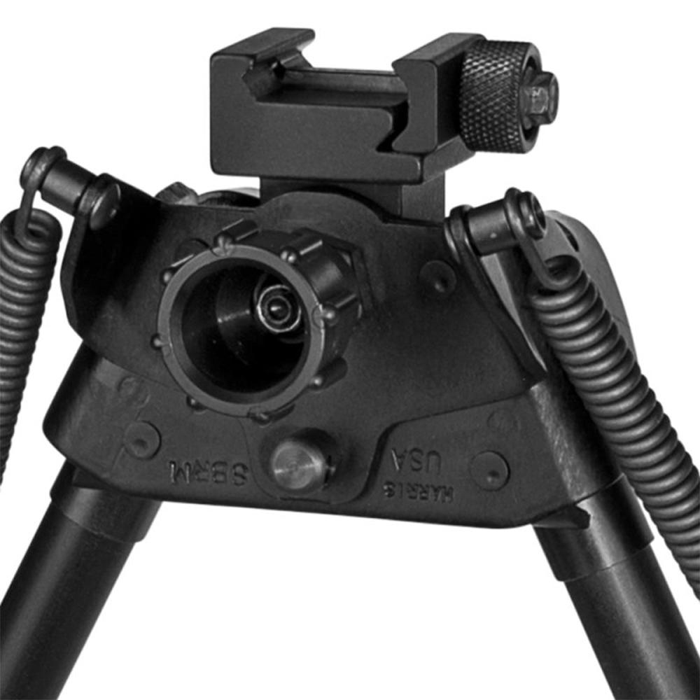Harris S-BRMP Bipod Picatinny 6-9" Black Picture of Harris Engineering Inc. Harris Bipods Notch Picatiny 6-9''