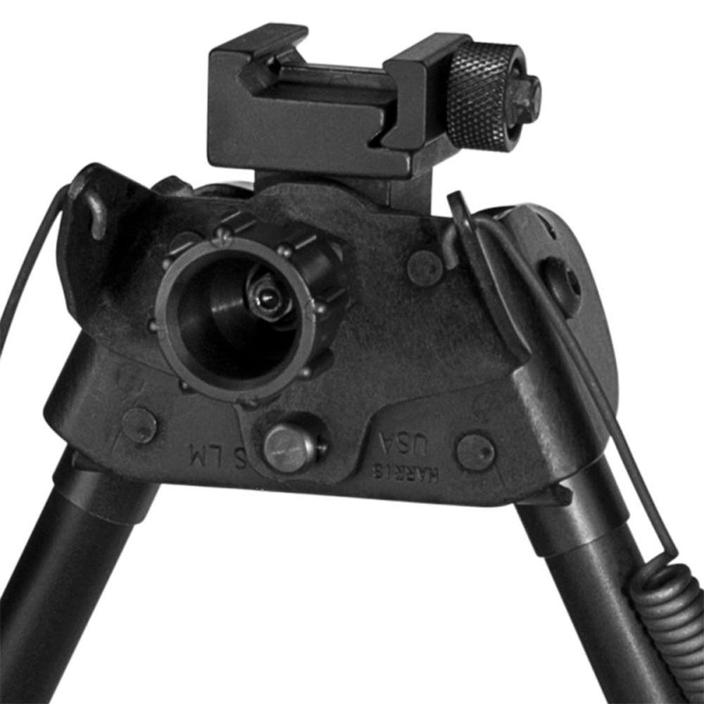 Harris S-LMP Bipod Picatinny 9-13" Black Picture of Harris Engineering Inc. Harris Bipods Leg Notch Picatiny 9-13''