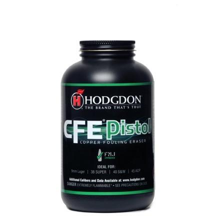 Hodgdon Powder CFE Pistol Powder 1 lbs Picture of Hodgdon Powder Company Inc. HODGDON POWDER CFE PISTOL 1LB