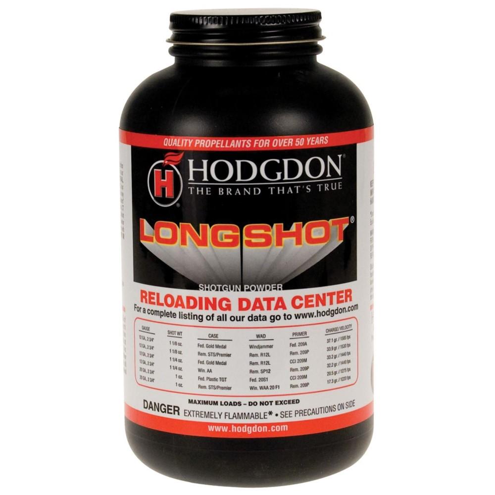 Hodgdon LONGSHOT Spherical Shotshell & Handgun Powder 1 lb Picture of Hodgdon Powder Company Inc. HODGDON POWDER LONGSHOT 1LB