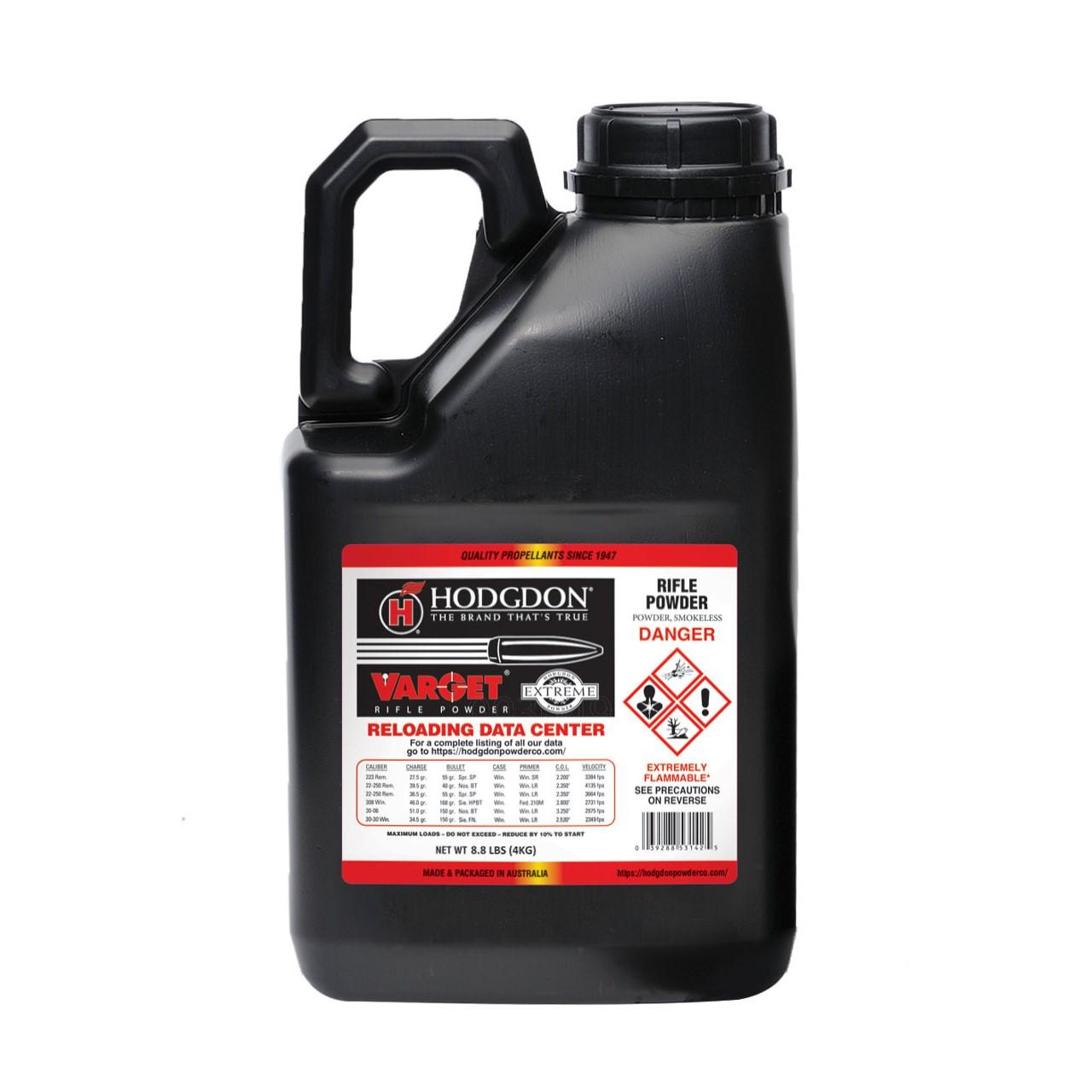 Hodgdon Varget Smokeless Powder 8.8LB (4KG) Keg