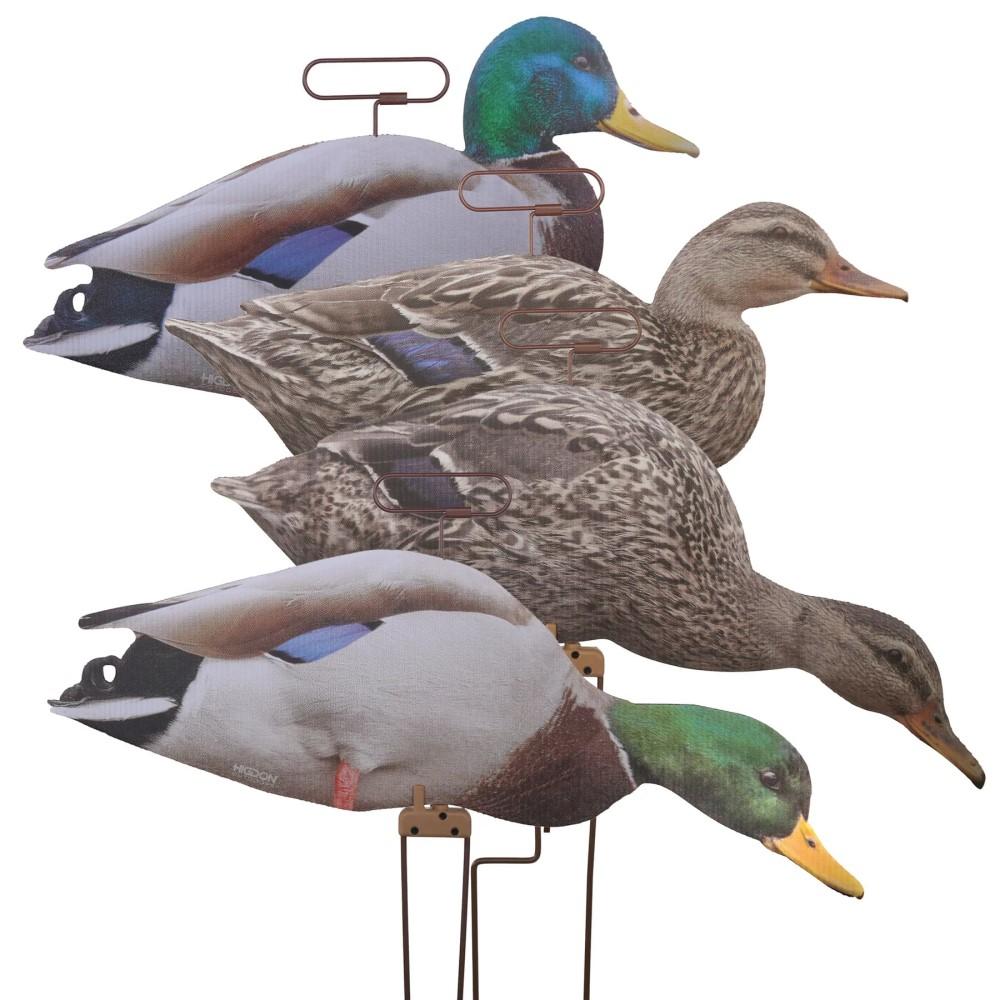 Higdon Outdoors Flats Mallard Duck Motion Silhouettes 12/ct Picture of Higdon Outdoors FLATS Mallard Motion Silhouettes (12pk)