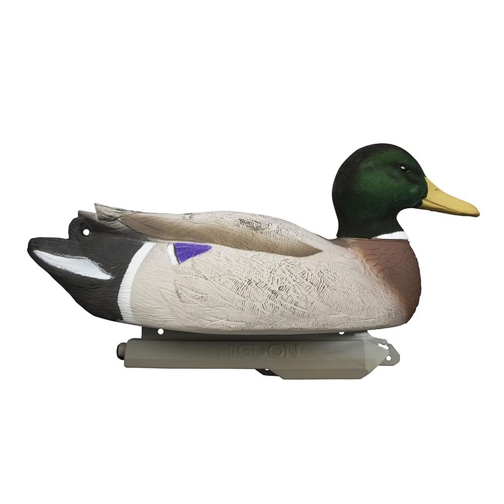 Higdon Outdoors Battleship Mallard Flocked Heads 6/ct Picture of Higdon Outdoors Higdon Outdoors Battleship Mallard Flocked Heads 6pk