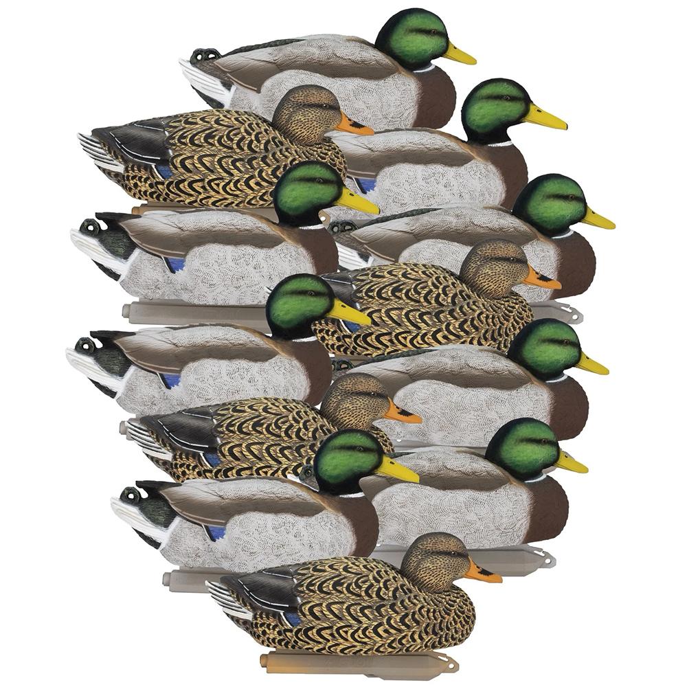 Higdon Legacy Mag Mallard Duck Decoys 6/ct Picture of Higdon Outdoors Higdon Floater Duck Legacy Magnum Mallard Foam Filled (6pk)