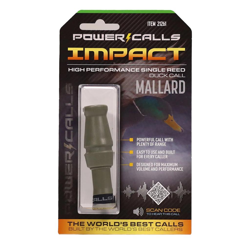 Power Calls Impact Mallard Duck Mouth Call OD Green Picture of Higdon Outdoors Higdon Mallard Duck Call Impact OD Green (Polycarbonate)