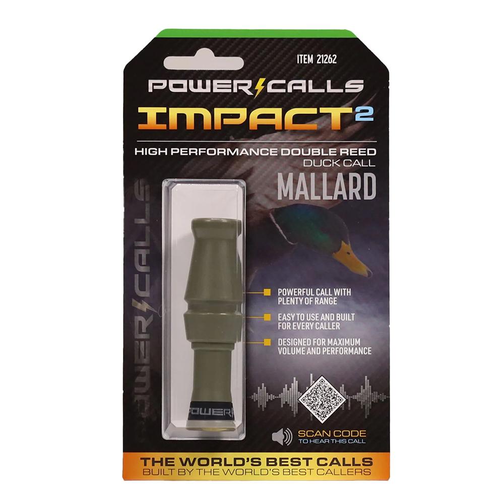 Power Calls Impact2 Mallard Duck Mouth Call OD Green Picture of Higdon Outdoors Higdon Mallard Duck Call Impact2 OD Green (Polycarbonate)