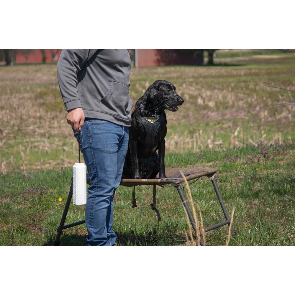 MOmarsh Mark Dog Training Bumper Medium White Picture of Higdon Outdoors Higdon "Mark" Training Bumper White Medium