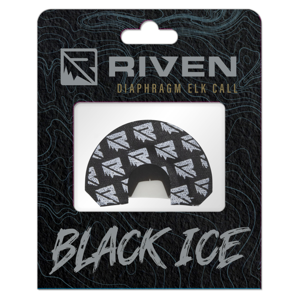 Riven Black Ice Diaphragm Elk Mouth Call Picture of Higdon Outdoors Higdon Black Ice - Diaphragm Elk Call