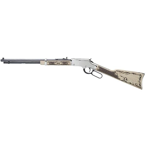 Henry Golden Boy Silver American Eagle Rifle 22 S/L/LR Rifle 16rd LR/21rd S Magazine 20" Barrel Walnut Picture of Henry Repeating Arms Company Henry Golden Boy Silver American Eagle .22 S/L/LR