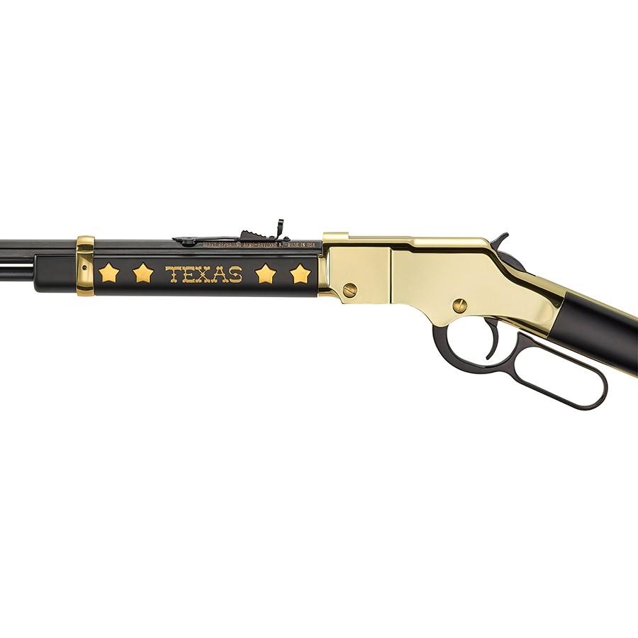 Henry Golden Boy Texas Tribute Edition .22 LR Rifle 21rd Magazine 20" Barrel Walnut Picture of Henry Repeating Arms Company Henry Golden Boy Texas Tribute Edition .22 S/L/LR