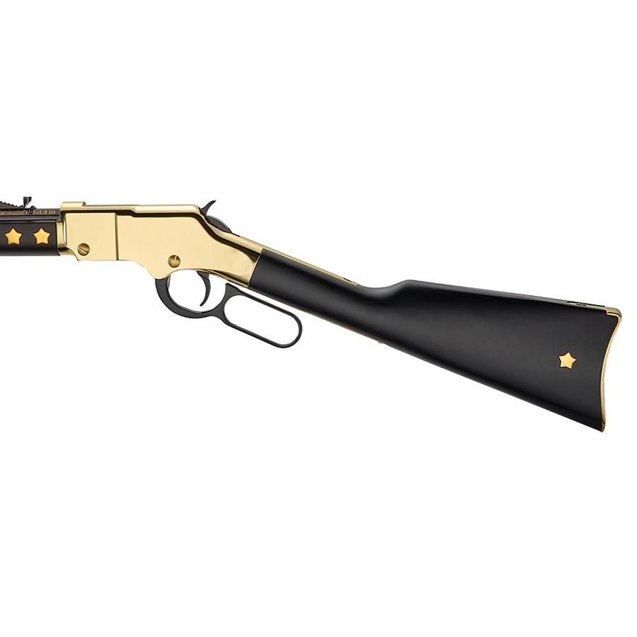 Henry Golden Boy Texas Tribute Edition .22 LR Rifle 21rd Magazine 20" Barrel Walnut Picture of Henry Repeating Arms Company Henry Golden Boy Texas Tribute Edition .22 S/L/LR