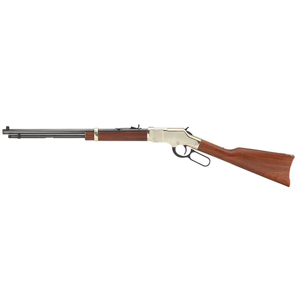 Henry Golden Boy Lever Action Rifle .17 HMR 11 Capacity 20" Barrel Walnut Stock Picture of Henry Repeating Arms Company HENRY GOLDEN BOY .17HMR 20.5'