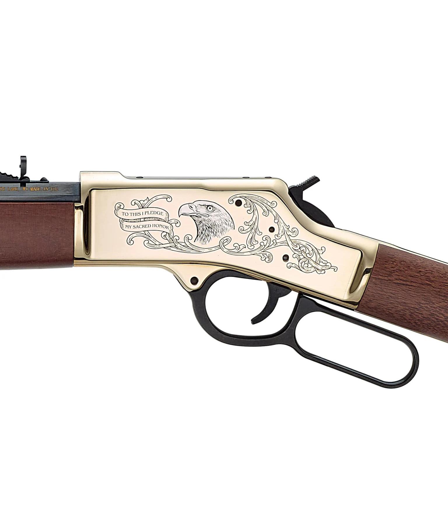 Henry Golden Boy "Eagle Scout Tribute 2nd Edition" Rifle .44 Mag/.44 Spl 10rd Capacity 20" Octagon Barrel Wood Stock Picture of Henry Repeating Arms Company Henry H6 Big Boy Eagle Scout Tribute 2nd Edition .44 Magnum/.44Spl
