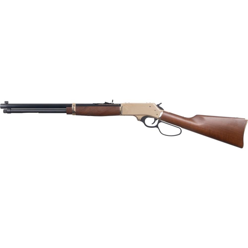 Henry Brass Lever Action Side Gate Rifle .30-30 5rd Magazine 20" Barrel with Large Loop Picture of Henry Repeating Arms Company Brass Lever Action .30-30 Side Gate Large Loop 5rd