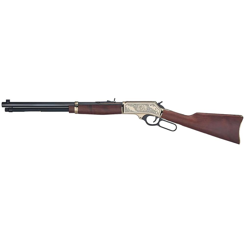 Henry Brass Wildlife Edition Side Gate Rifle .30-30 5rd Magazine 20" Barrel Walnut Picture of Henry Repeating Arms Company Brass Wildlife Edition .30-30 Side Gate 5rd