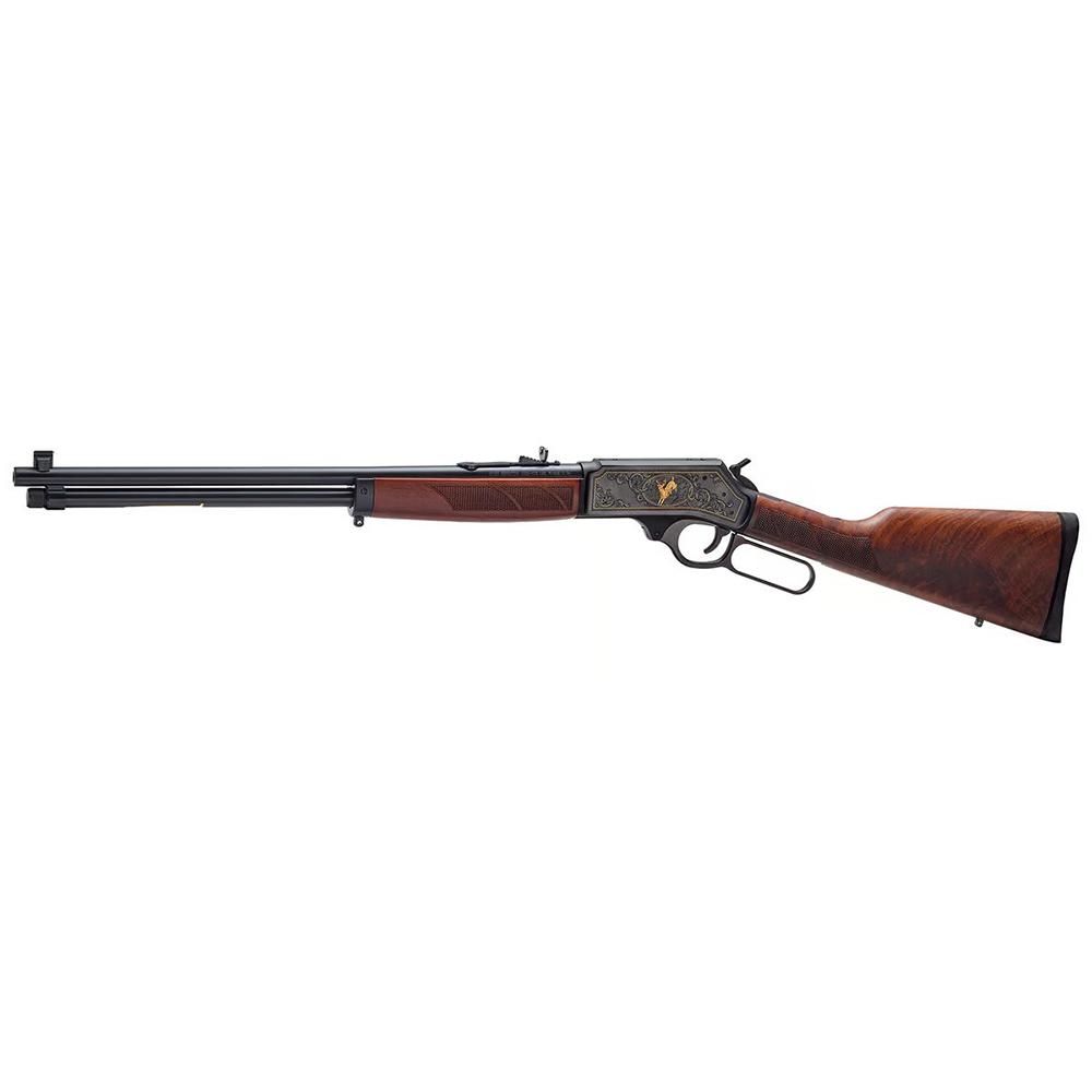 Henry Steel Wildlife Edition Side Gate .30-30 Rifle 5rd Magazine 20" Barrel Walnut Picture of Henry Repeating Arms Company Henry Wildlife Lever Action .30-30 Side Gate