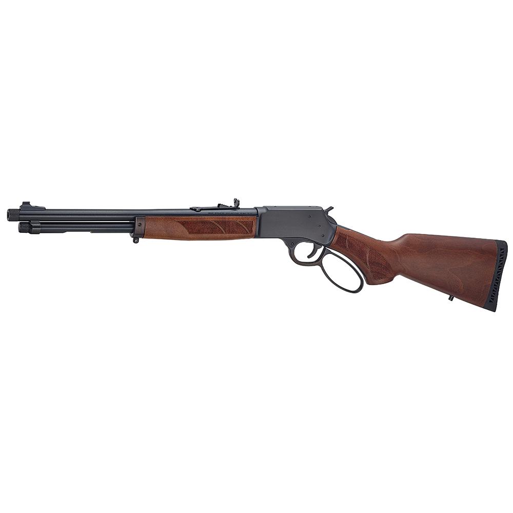 Henry H12 Protector Carbine Rifle .357 Mag/.38 Spl 7rd Capacity 16.5" 5/8x24 Threaded Barrel Walnut Picture of Henry Repeating Arms Company Henry H12 Protector Carbine .357 Magnum/.38 Spl