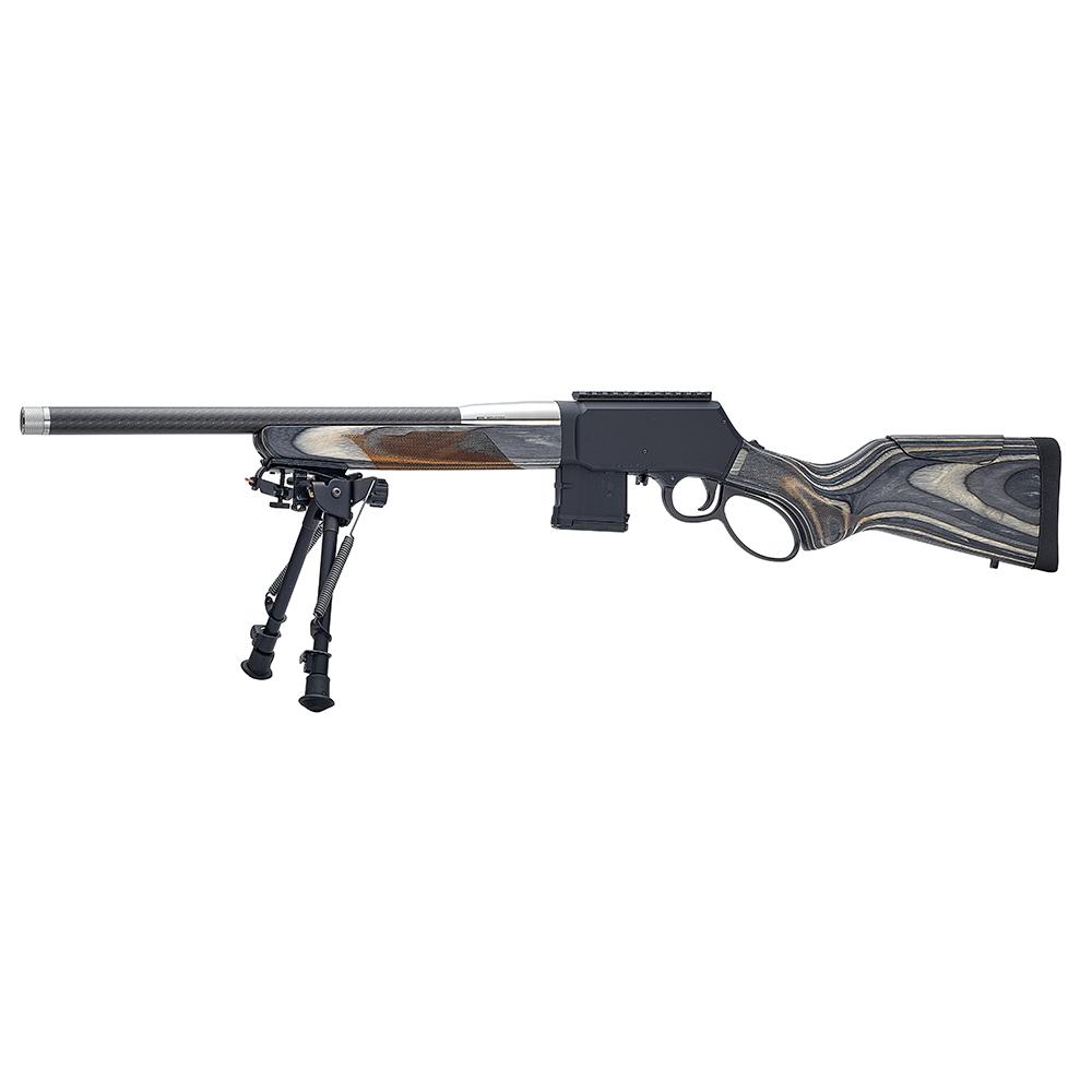 Henry H23 SPD Predator Rifle .223/5.56 10rd Capacity 18" 1/2x28 Threaded Barrel Grey Picture of Henry Repeating Arms Company Henry H23 SPD PREDATOR .223/556 18in Thrd 416R STNLS Bbl 10Rd Black