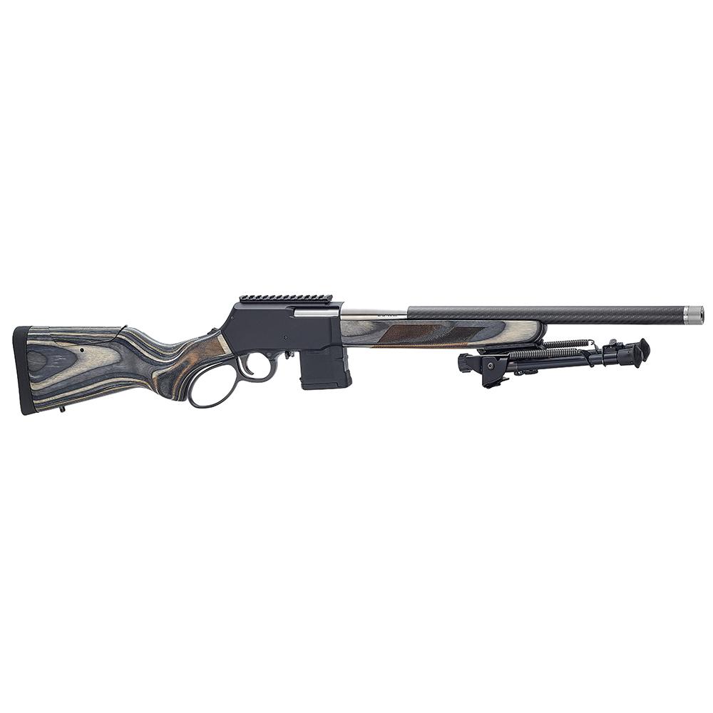 Henry H23 SPD Predator Rifle .223/5.56 10rd Capacity 18" 1/2x28 Threaded Barrel Grey Picture of Henry Repeating Arms Company Henry H23 SPD PREDATOR .223/556 18in Thrd 416R STNLS Bbl 10Rd Black