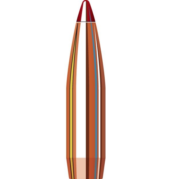 Hornady ELD-X® (Extremely Low Drag - eXpanding) Bullets 6mm .243" 90 GR ELD-X 100/ct Picture of Hornady Mfg 6MM .243 90 GR ELD-X 100 rd