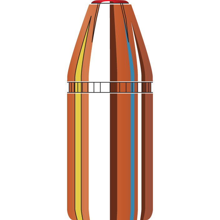 Hornady Sub-X (Subsonic - eXpanding) Rifle Bullets .45 cal .458 410gr Sub-X Picture of Hornady Mfg 45 CAL (45-70 GOV'T) .458 410 GR SUB-X Bullet 50/CT