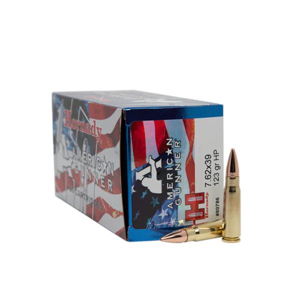 Picture of Hornady Mfg Ammo American Gunner 7.62X39 123 GR HP MATCH 50 RD