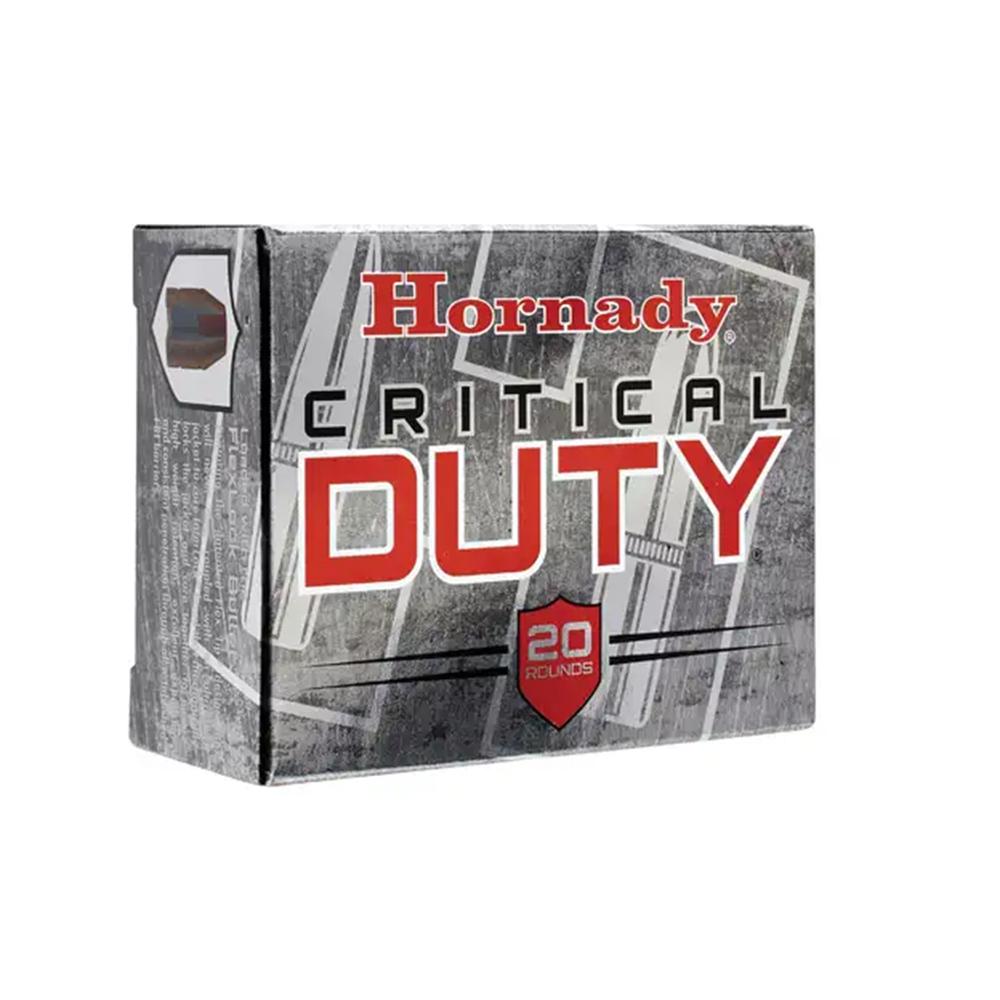 Hornady Critical Duty Handgun Ammo .357 Sig 135 gr Flex Tip 1225 fps 20/ct Picture of Hornady Mfg AMMO CRITICAL DUTY 357SIG 135GR 20/RD