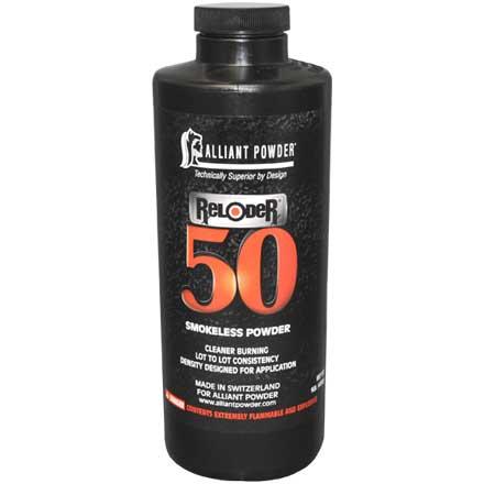 Alliant Reloder 50 Rifle Powder - 1lbs Picture of Alliant Powder ALLIANT POWDER RELOADER 50 1#