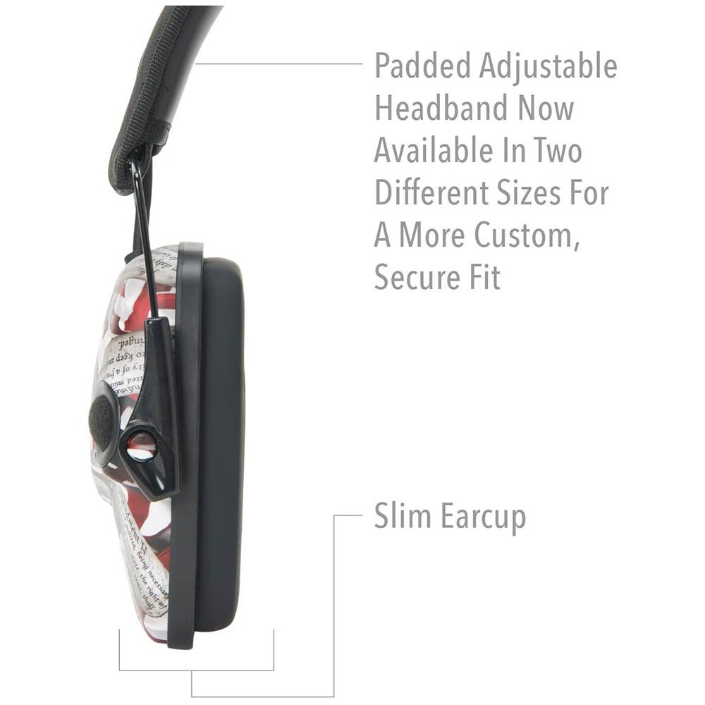 Howard Leight Impact Sport Shooting Electronic Ear Muffs with Bluetooth 21dB 2nd Amendment Picture of Honeywell Safety Products USA Impact Sport Bluetooth / Lithium-ion Battery - 2nd Amendment Md/Lg