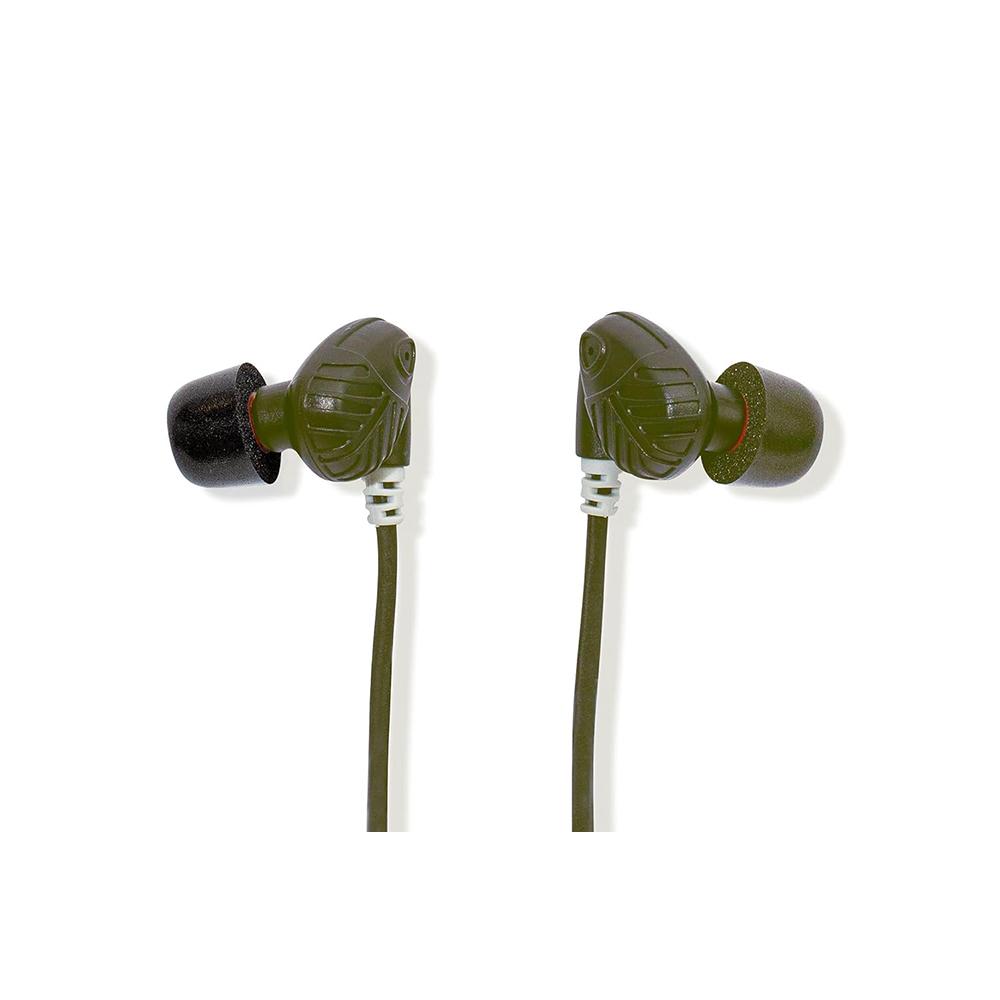 Howard Leight Impact In-Ear Hear Through Technology Earbuds 29dB Olive Drab Picture of Honeywell Safety Products USA IMPACT IN-EAR PASSIVE HEAR THROUGH TECHNOLOGY OD GREEN