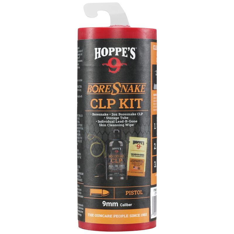 Hoppe's Boresnake CLP 9mm Pistol Kit Picture of Hoppe's Boresnake w/ CLP Cleaning Kit 9mm Pistol Clam
