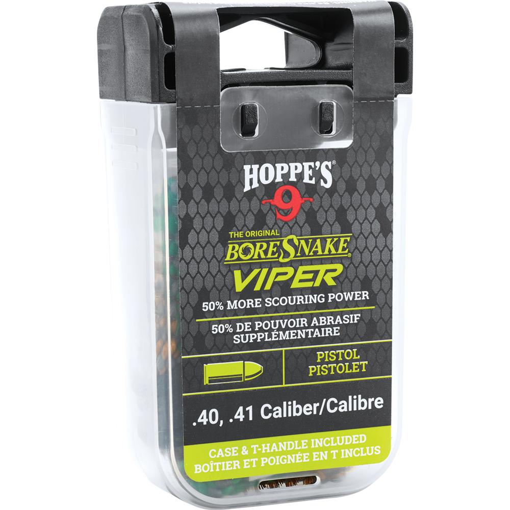 Viper Den Boresnake -  .40 - .41 Caliber Viper Pistol Picture of Hoppe's Viper Boresnake .40 .41 CALIBER PISTOL Cleaner