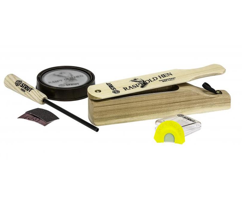 HS Strut Raspy Old Hen Turkey Call Combo Kit Picture of Hunters Specialties Inc. Hunters Specialties COMBO RASPY OLD HEN