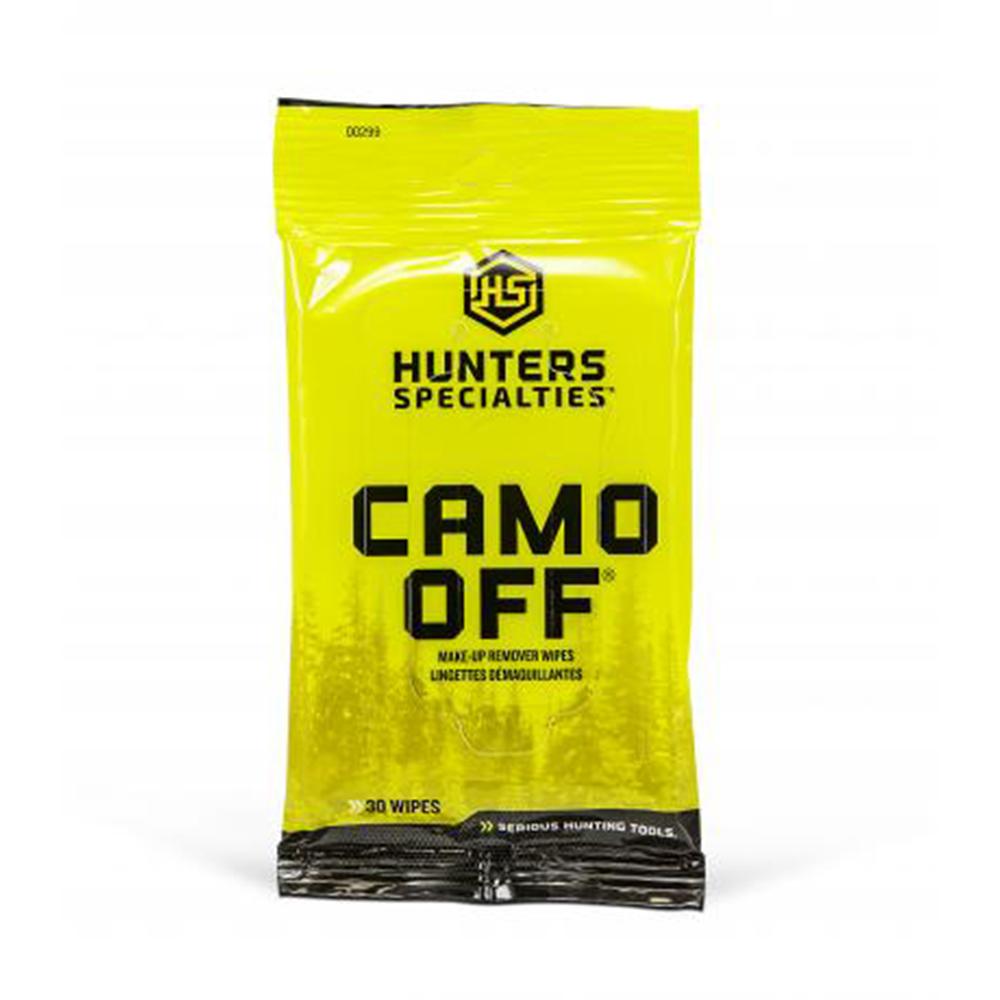 Hunters Specialties Camo-Off Camo Makeup Remover 30/ct Picture of Hunters Specialties Inc. HS Camo-Off Camo Face Paint Remover