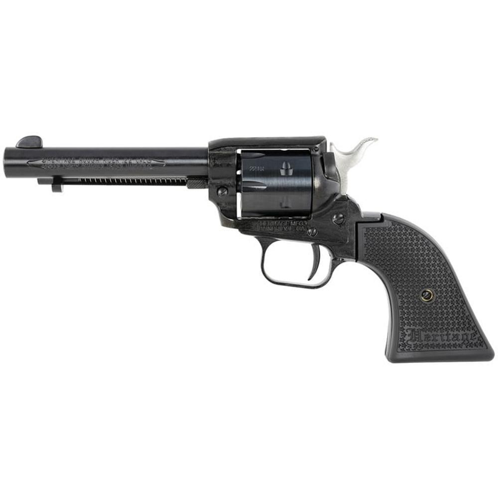 Heritage Rough Rider Handgun .22 LR 6rd Capacity 4.75" Barrel Black Picture of Taurus International - Heritage HERITAGE RR .22LR BK 4 3/4'' 6 RDS POLY GRIP