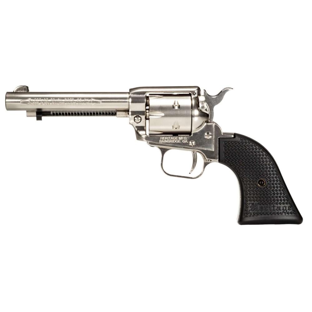 Heritage Rough Rider Handgun .22 LR 6rd Capacity 4.75" Barrel Black Poly Stars Picture of Taurus International - Heritage Heritage RR .22LR NI 4-3/4"' 6-RDS POLY STARS