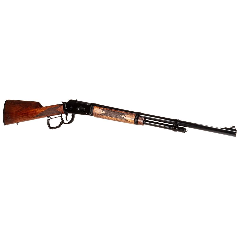 Heritage Range Side Black Lever Action 410ga 2.5" Chamber 5rd Capacity 20"Barrel Wood Stock Picture of Taurus International - Heritage RANGE SIDE .410 BORE 20'' 5+1 RDS PLUGGED 2+1 BK STD TURKISH WALNUT