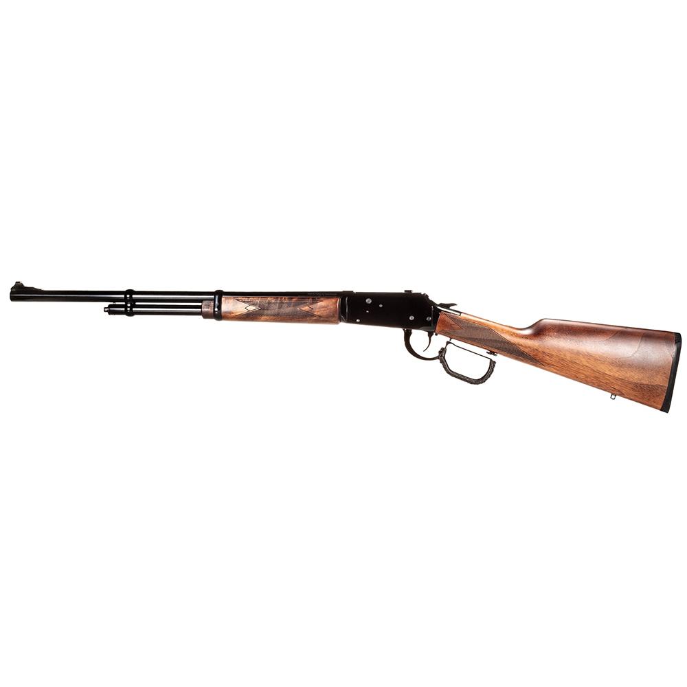 Heritage Range Side Black Lever Action 410ga 2.5" Chamber 5rd Capacity 20"Barrel Wood Stock Picture of Taurus International - Heritage RANGE SIDE .410 BORE 20'' 5+1 RDS PLUGGED 2+1 BK STD TURKISH WALNUT