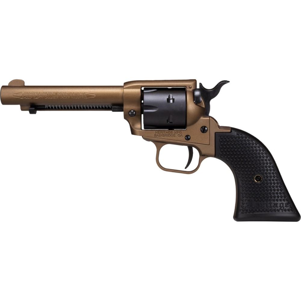 Heritage Rough Rider Handgun .22 LR 6/rd Capacity 4.75" Barrel Polymer Black Burnt Bronze Cerakote Picture of Taurus International - Heritage HERITAGE SRR .22LR 4 3/4'' 6 RD BURNT BRONZE/SBK
