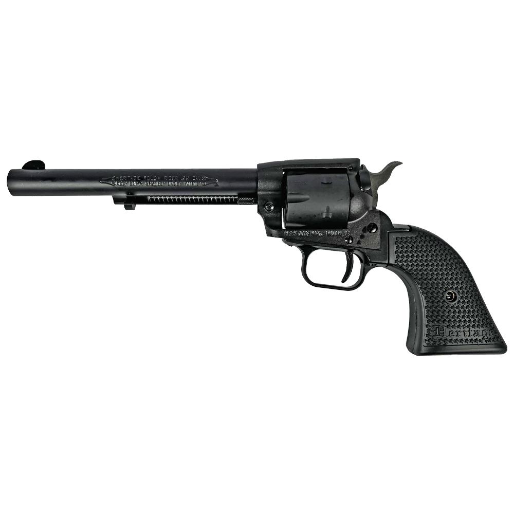 Heritage Rough Rider Steel Frame Handgun .22 LR 6rd Capacity 6.5" Barrel Black Satin Finish Polymer Grips Picture of Taurus International - Heritage HERITAGE SRR .22LR BK SATIN 6-1/2'' 6-RDS POLY GRIPS