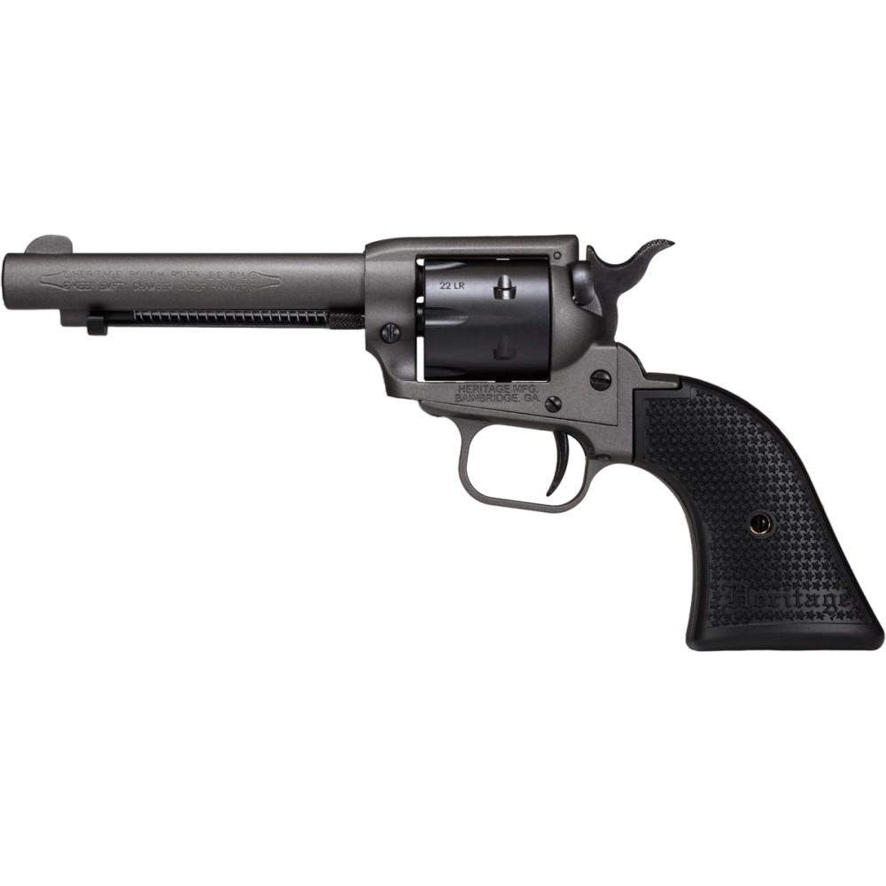 Heritage Rough Rider Handgun .22 LR 6rd Capacity 4.75" Barrel Polymer Black Tungsten Cerakote Picture of Taurus International - Heritage HERITAGE SRR .22LR 4 3/4 '' 6 RD TUGNSTEN/SBK