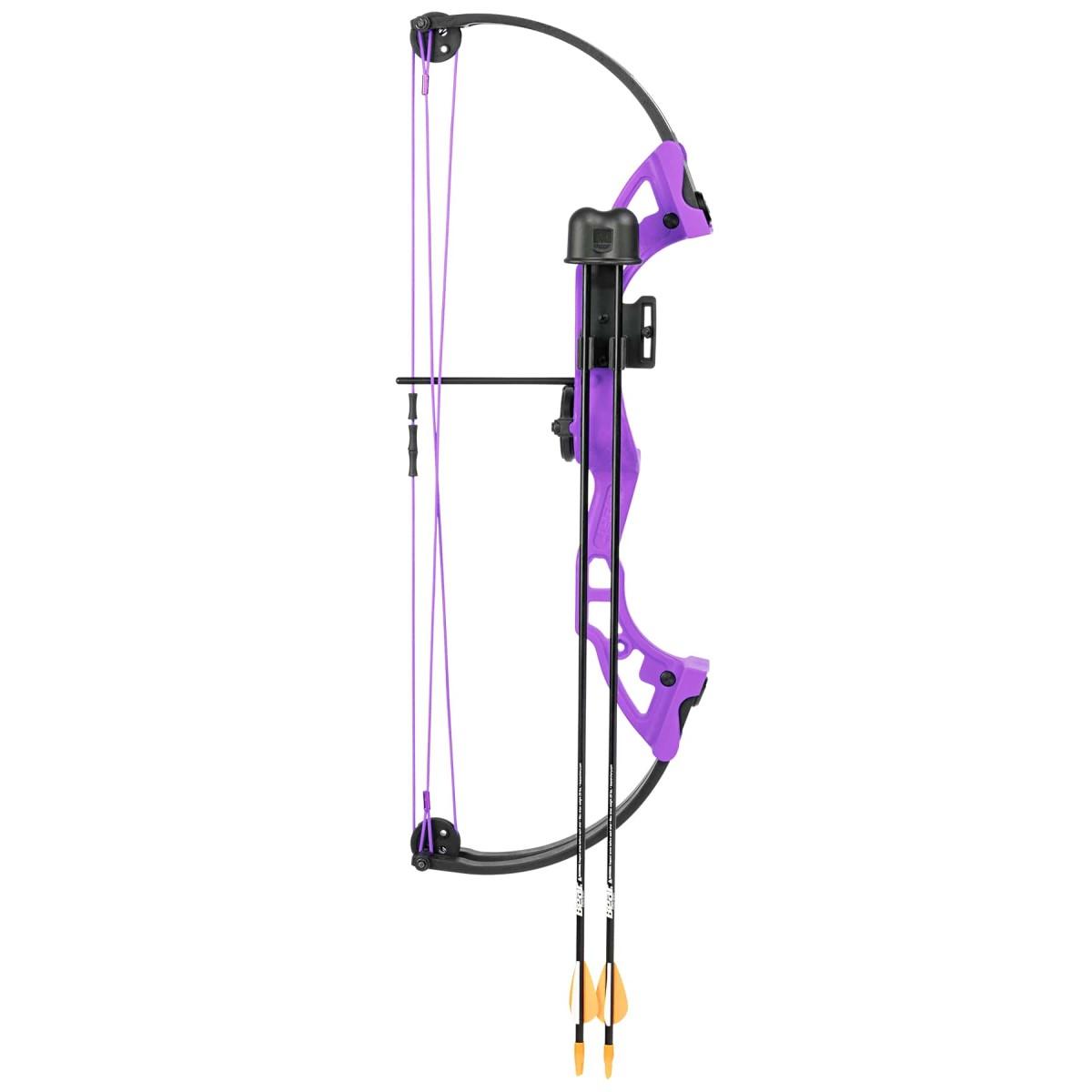 Bear Archery Compound Youth Bow Brave 25lb Right Hand Purple Picture of Escalade Sports DBA Bear Archery Bear Youth Bow Brave RH Purple
