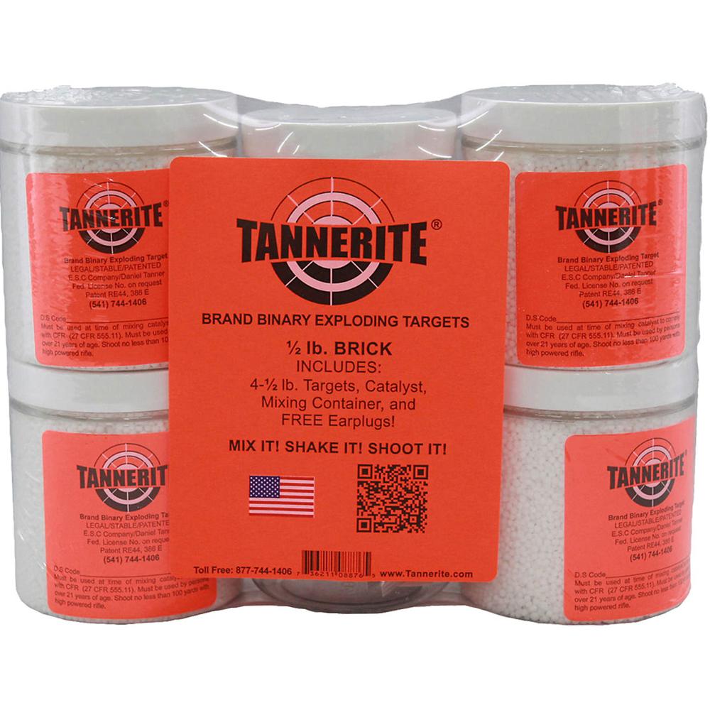 Tannerite Exploding Rifle Targets 1/2lb 4/pk