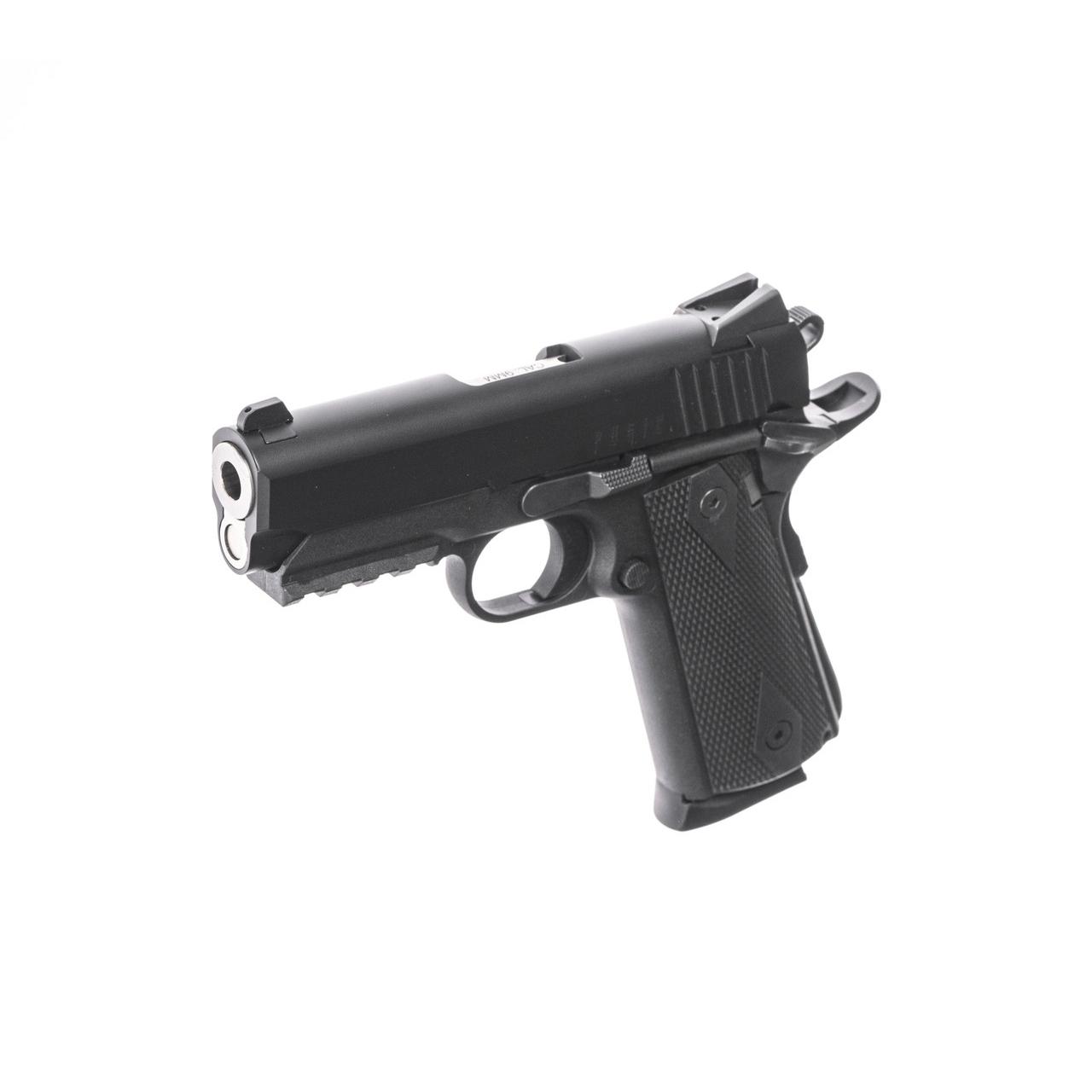 IFG Tanfoglio Pugio 1911 Polymer Handgun 9mm Luger 10rd Magazines(2) 3.5" Bull Barrel Pic Rail Picture of Italian Firearms Group Tanfoglio Pugio 1911 Poly 9mm 10rd 3.5in Bull Bbl Pic Rail