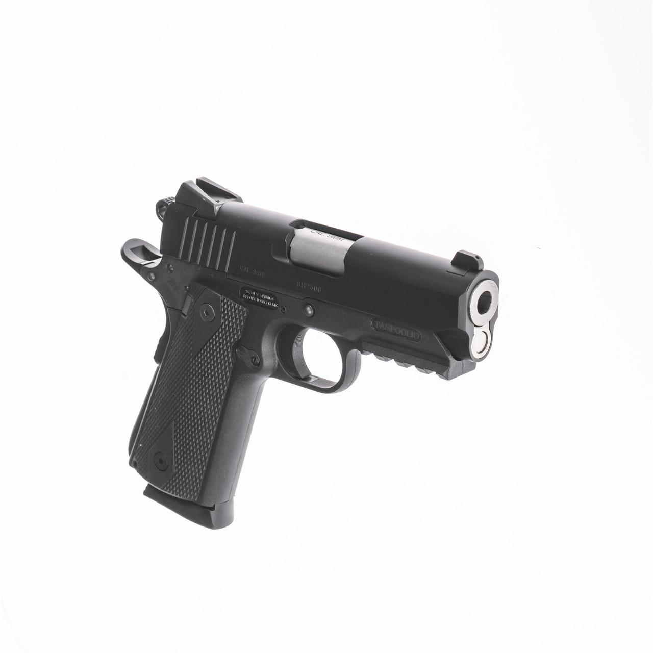 IFG Tanfoglio Pugio 1911 Polymer Handgun 9mm Luger 10rd Magazines(2) 3.5" Bull Barrel Pic Rail Picture of Italian Firearms Group Tanfoglio Pugio 1911 Poly 9mm 10rd 3.5in Bull Bbl Pic Rail