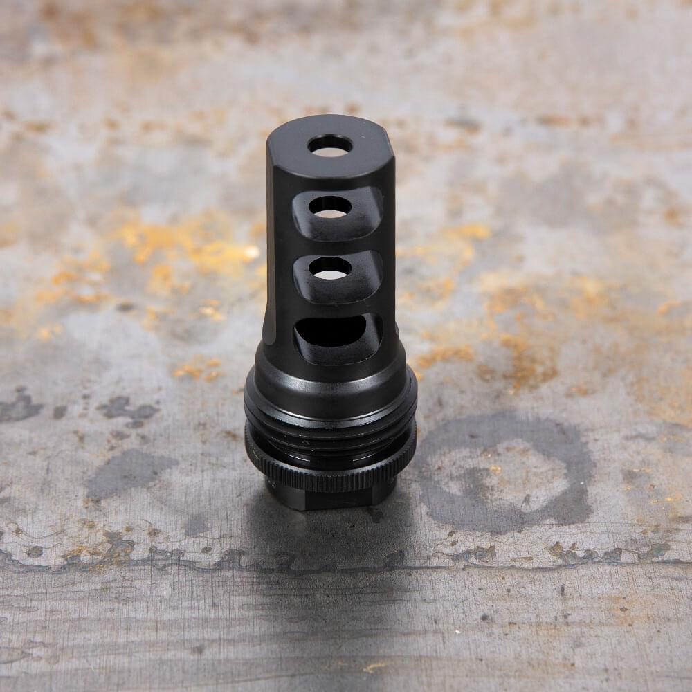 SilencerCo ASR Muzzle Brake 9/16x24 RH .30 Cal Picture of SilencerCo SilencerCo ASR MUZZLE BRAKE 9/16x24 .30CAL