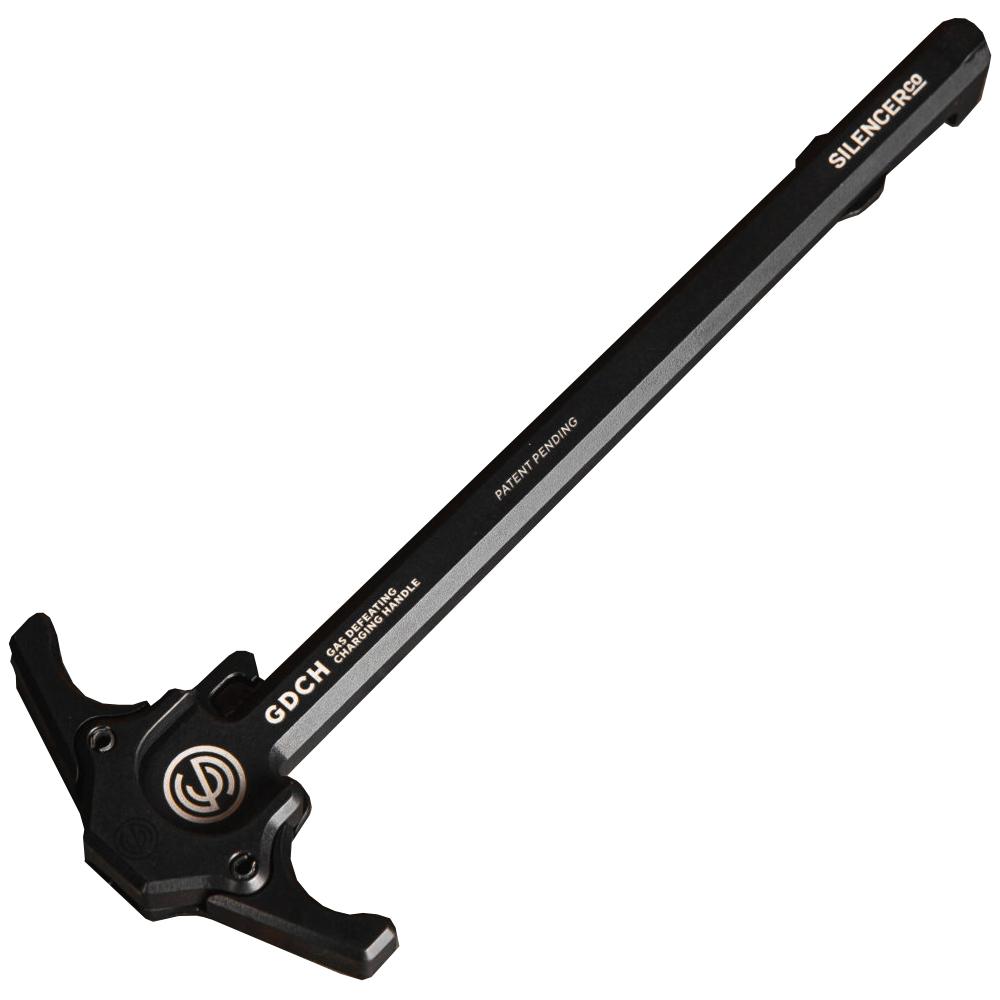 SilencerCo AR-15 Gas Defeating Charging Handle Black Picture of SilencerCo GAS DEFEATING CHARGING HANDLE