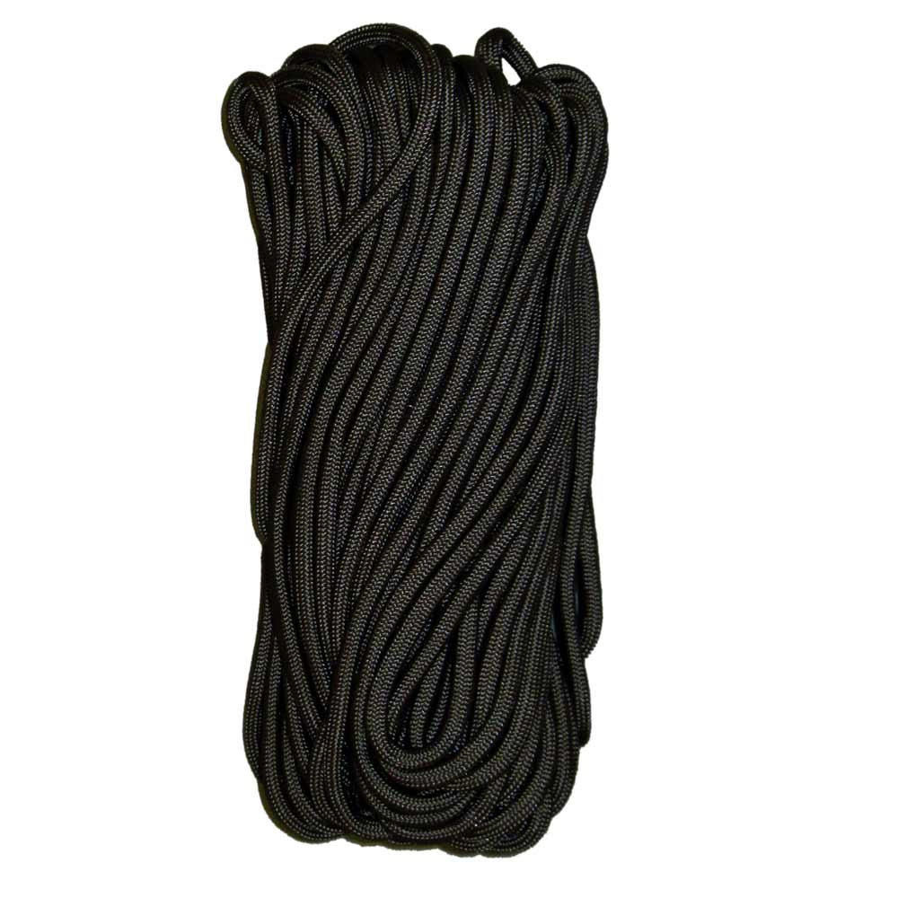TacShield 550 Cord Paracord 50 ft Black Picture of Military Products TacShield 550 Para Cord BLK 50 FT