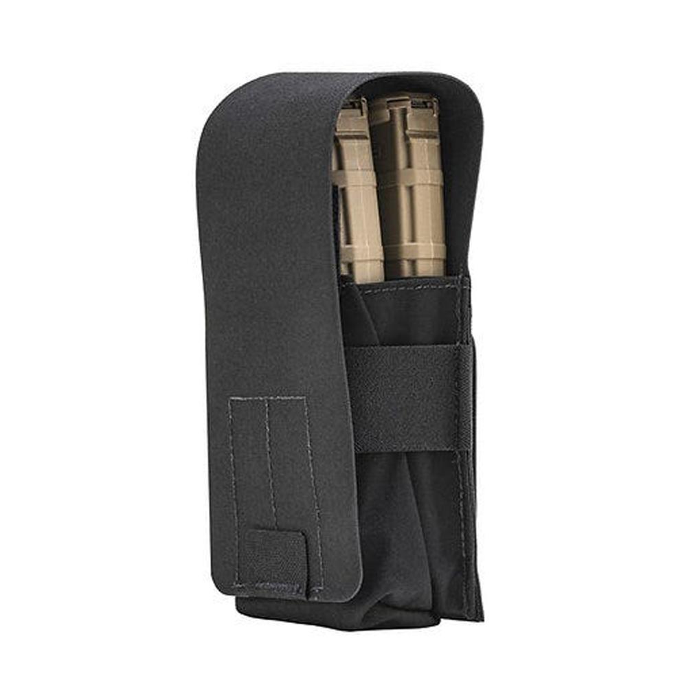 TacShield RZR Molle Stacked Rifle Magazine Pouch Black Picture of Military Products RZR MOLLE Stacked Rifle Mag Pouch Black